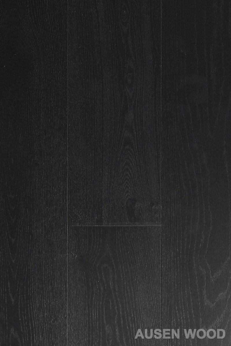 Konstruerat svart trägolv