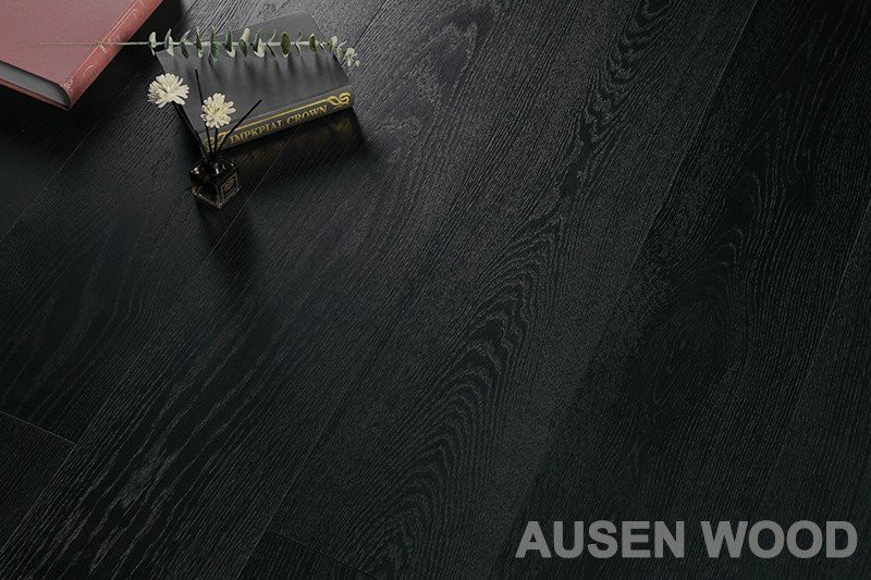 Engineered Black Wood Flooring factory