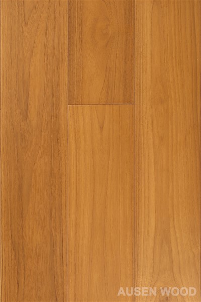 Glans-golv i brasiliansk teak