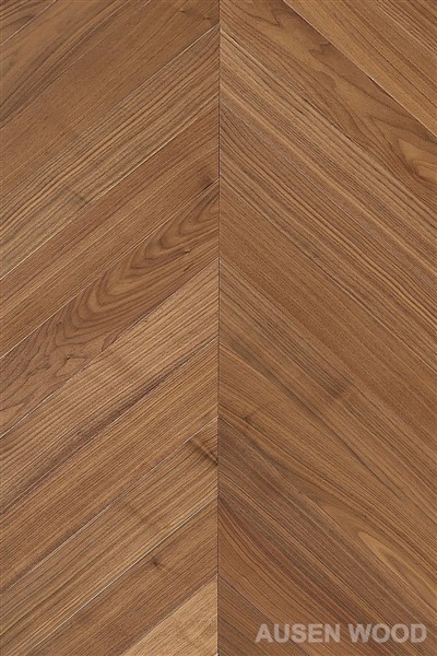 Congaree-Black Walnut Chevron Flooring