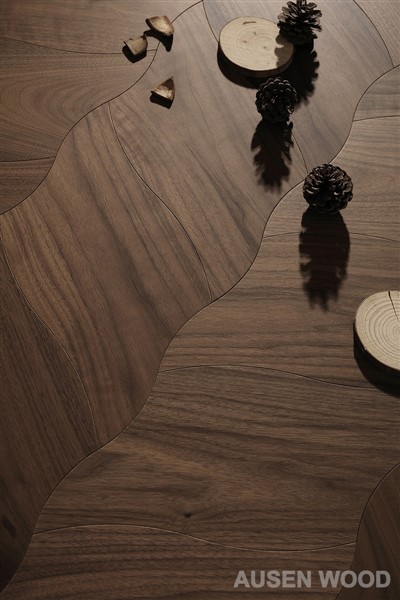 Lövparkett-Svart valnöt