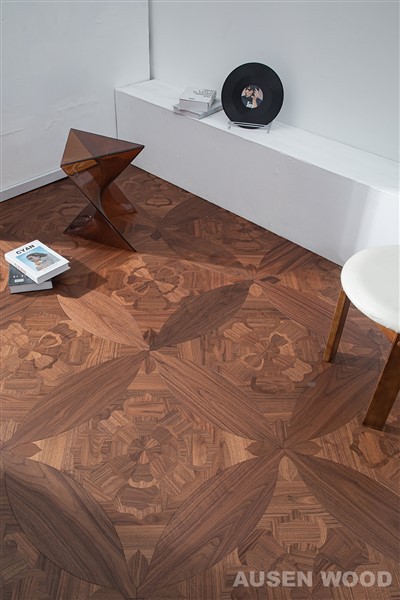 Lyxig konstparkettgolv